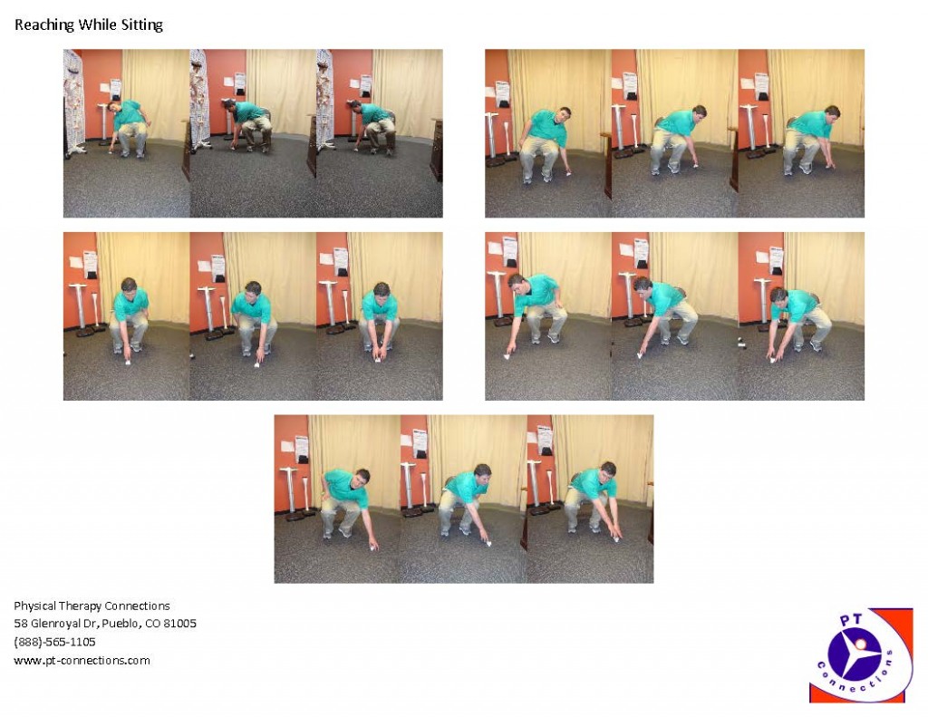 Reaching While Sitting Physical Therapy in Pueblo PT Connections